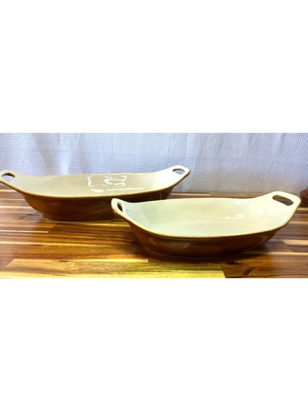 Pier 1 Imports Barca Collection stoneware au gratin dishes (2)